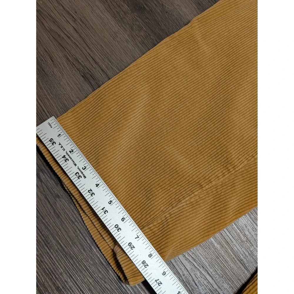 Polo Ralph Lauren Andrew Pant 40x(28)32 Tan Corduroy‎ Pleated Relaxed Trousers